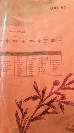 Salad Menu 7,50€ October 2024 at O Riquim in Povoacao