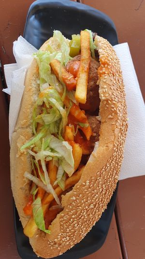 Vegan crispy at Schan Imbiss in Emmendingen