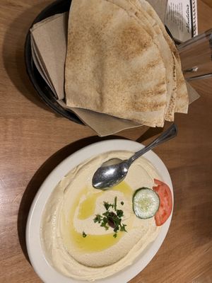 Regular size hummus appetizer   at Aladdin's Eatery in Pittsburgh