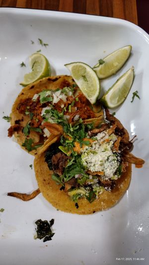 These two were made with soyrizo, and shredded mushrooms. Extremely tasty! at Tacolicious in San Francisco