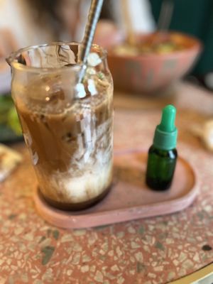 Iced mocha  at Satiba Therapy Coffee Shop in Arequipa