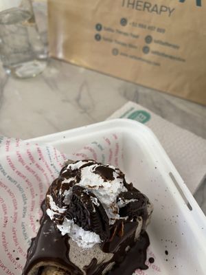 Vegan Oreo cake   at Satiba Therapy Coffee Shop in Arequipa