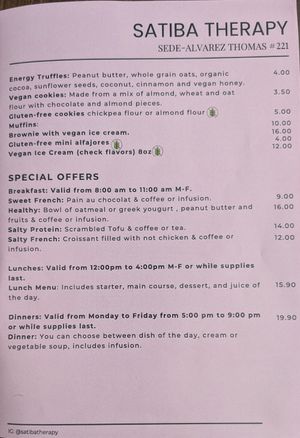  at Satiba Therapy Coffee Shop in Arequipa