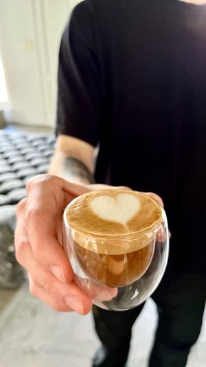 Cortado at Abstrakto - Café de Especialidad in Punta Del Este