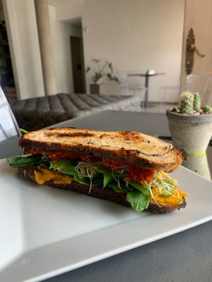 Spicy Sándwich  at Abstrakto - Café de Especialidad in Punta Del Este