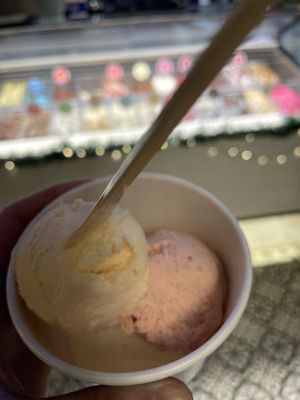 Mango and Strawberry   at Giotto in Tashkent