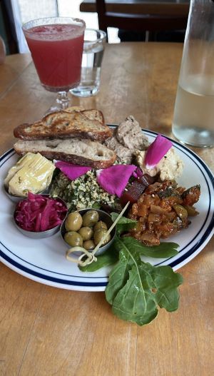 Mediterranean plate    at The Dandelion Kitchen in Forest Grove