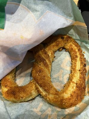 Almond   at SIN - Auntie Anne's - Jewel in East Singapore