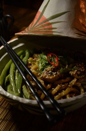 Mushroom Udon  at Tiger Wok in Hurghada