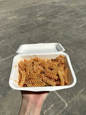 Pasta arrabbiata  at Veciu Muin in Riomaggiore