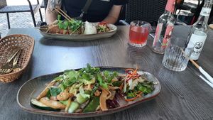 Leckere vegane Shrimps at Udonge Vegan Cuisine in Potsdam