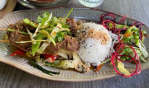 Vegane Spieße mit Gemüse  at Udonge Vegan Cuisine in Potsdam