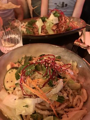 Vegan Shrimps and Udon noodles   at Udonge Vegan Cuisine in Potsdam