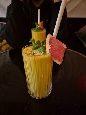 Mango Lassi at Udonge Vegan Cuisine in Potsdam