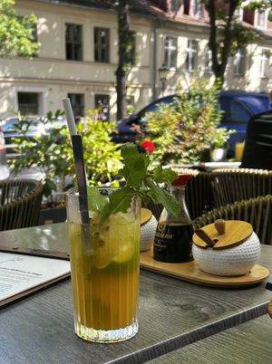 Maracuja Limonade  at Udonge Vegan Cuisine in Potsdam