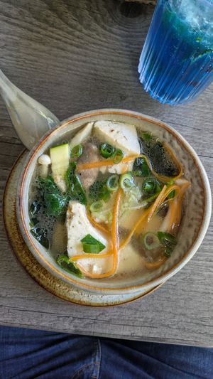 Seetang Suppe at Udonge Vegan Cuisine in Potsdam