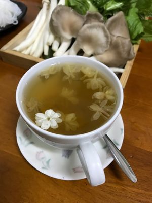 Jasmine tea  at Tiem Chay Vo Uy in Da Lat