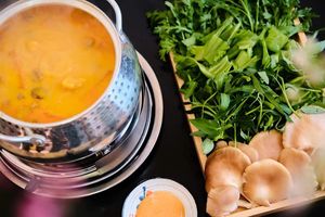 Fermented tofu hotpot  at Tiem Chay Vo Uy in Da Lat
