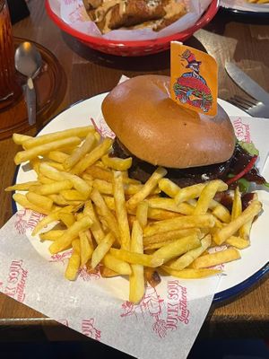 BBQ stack  at Junk Soul Smothered Bar & Grill in Beverley