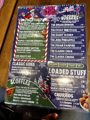 Menu  at Junk Soul Smothered Bar & Grill in Beverley