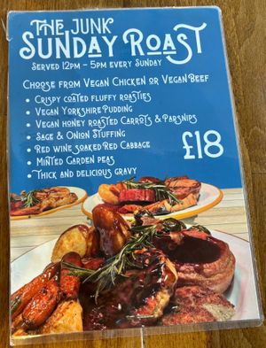 Sunday roast will be our next visit. at Junk Soul Smothered Bar & Grill in Beverley