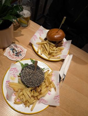 Vegan burgers at Junk at Junk Soul Smothered Bar & Grill in Beverley