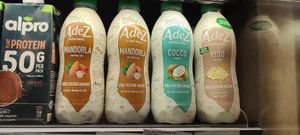 Plant based milk/drink at BioJu in Lezhe