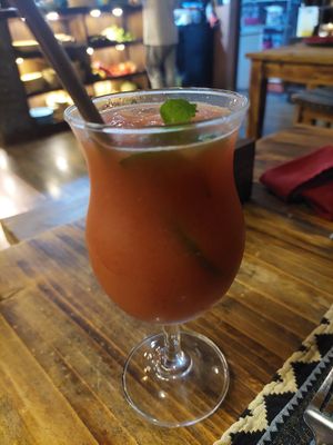 Local coctail at ChuSu Kitchen in Lao Cai