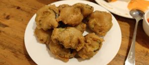 Tempura egg plant at ChuSu Kitchen in Lao Cai