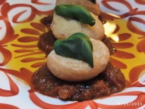 Fried pizza at V'italian in Copenhagen