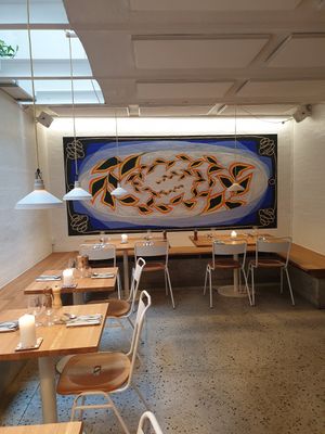 Inside at V'italian in Copenhagen