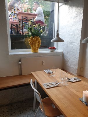 Inside at V'italian in Copenhagen