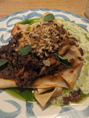 Lasagna at V'italian in Copenhagen