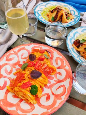 Pasta a la vodka at V'italian in Copenhagen