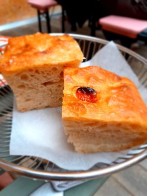 Focaccia at V'italian in Copenhagen