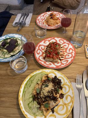 3 different mains & 1 starter at V‘Italian  at V'italian in Copenhagen