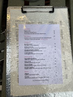 Menú   at V'italian in Copenhagen