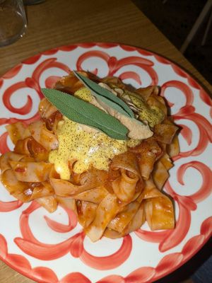 Pasta at V'italian in Copenhagen