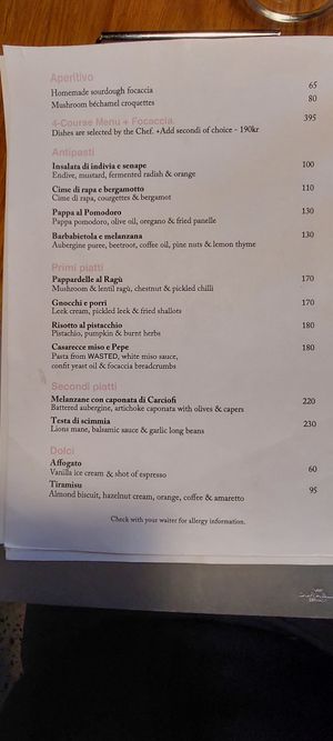  at V'italian in Copenhagen