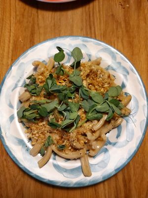 caserecce miso e pepe at V'italian in Copenhagen