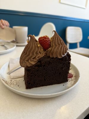 Vegan chocolate cake  at Tulip - specialty coffee & brunch in Bonn