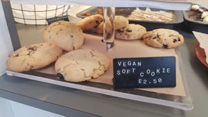 Vegan soft cookies at Krema Bakehouse in Edinburgh