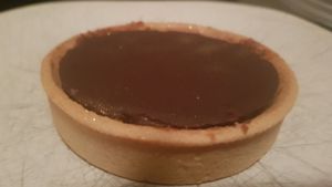 Chocolate tart (vg) at Krema Bakehouse in Edinburgh