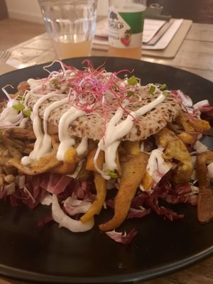 Oesterzwammen shoarma at Roxo Lunchcafé in Zutphen