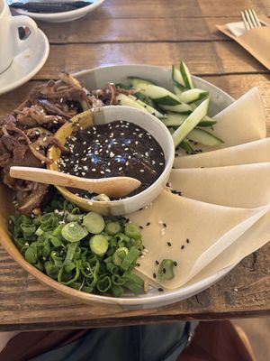 Vegan Peking pannenkoek   at Roxo Lunchcafé in Zutphen