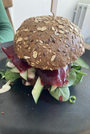 Plantaardige burger  at Roxo Lunchcafé in Zutphen