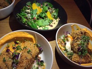 snacks at Gratitude Restaurant in Munich