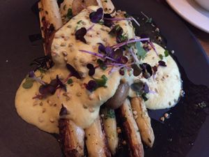 asparagus  at Gratitude Restaurant in Munich
