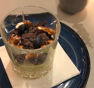 Mango-Avocado-Creme  at Gratitude Restaurant in Munich