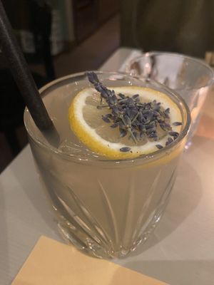 Vodka Lavendel Lemon   at Gratitude Restaurant in Munich